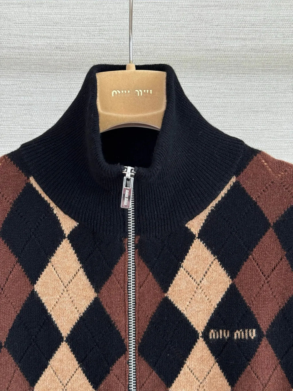 MIU Women's M Zip Cardigan