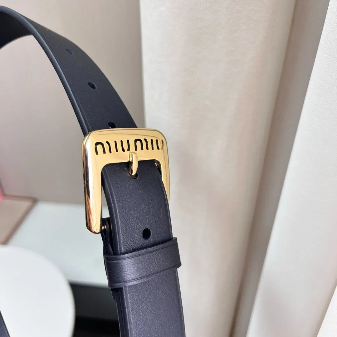 MIU Women's Miu M Belt 1.2 in