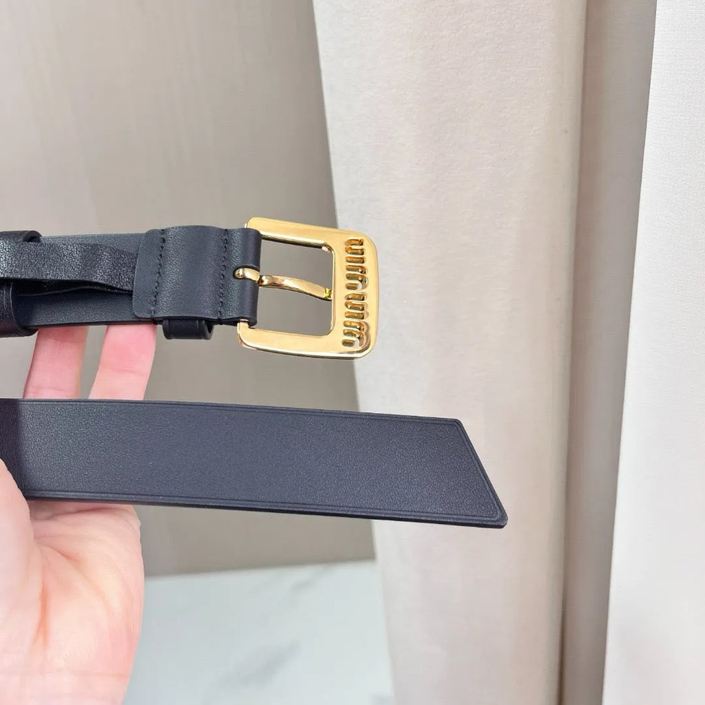 MIU Women's Miu M Belt 1.2 in