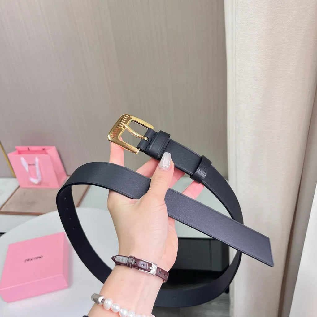 MIU Women's Miu M Belt 1.2 in