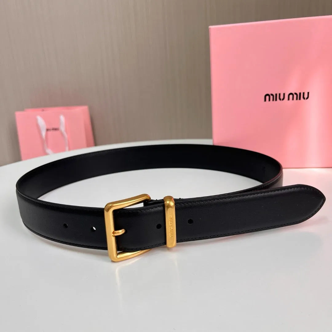 MIU Women's Miu M Belt 1.4 in