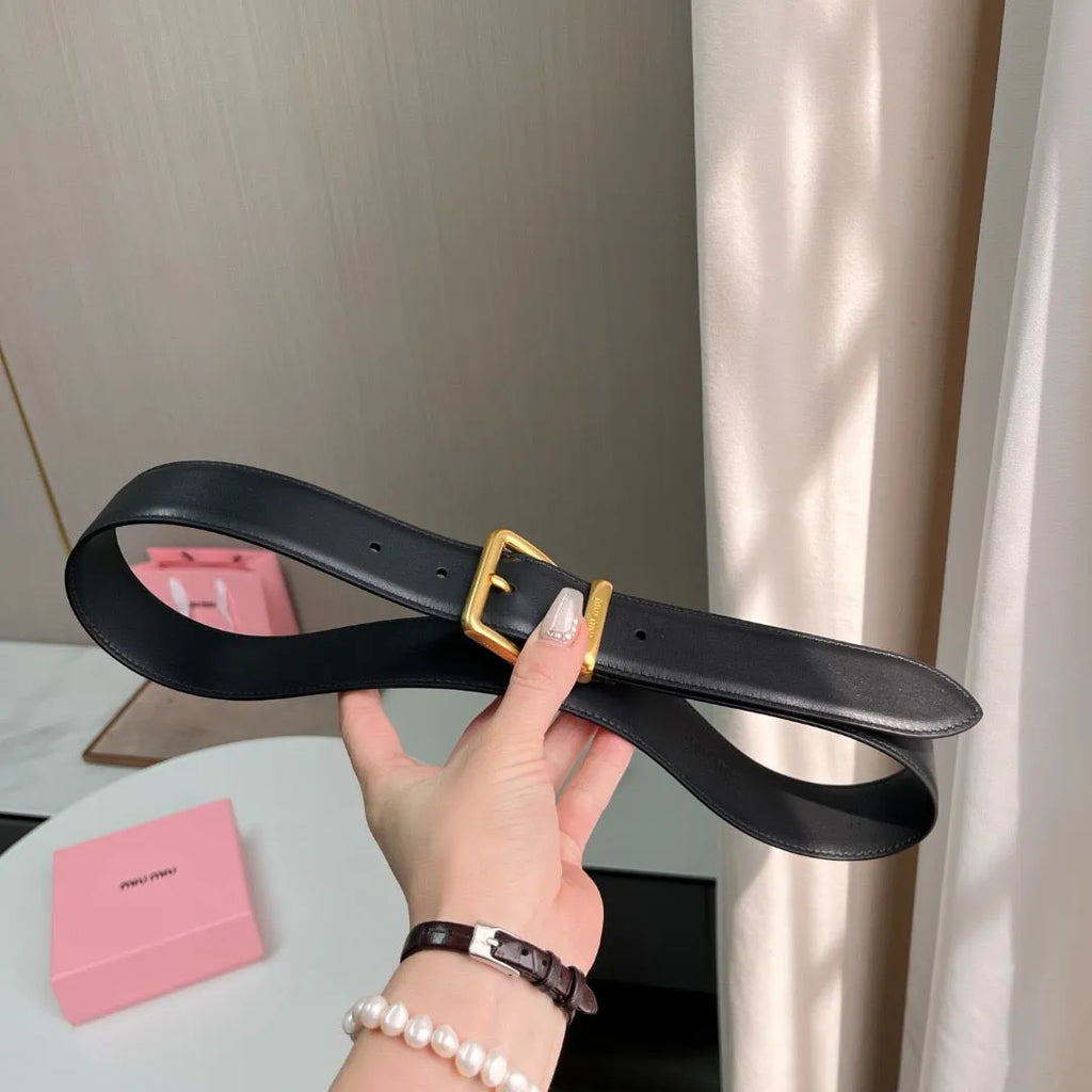 MIU Women's Miu M Belt 1.4 in