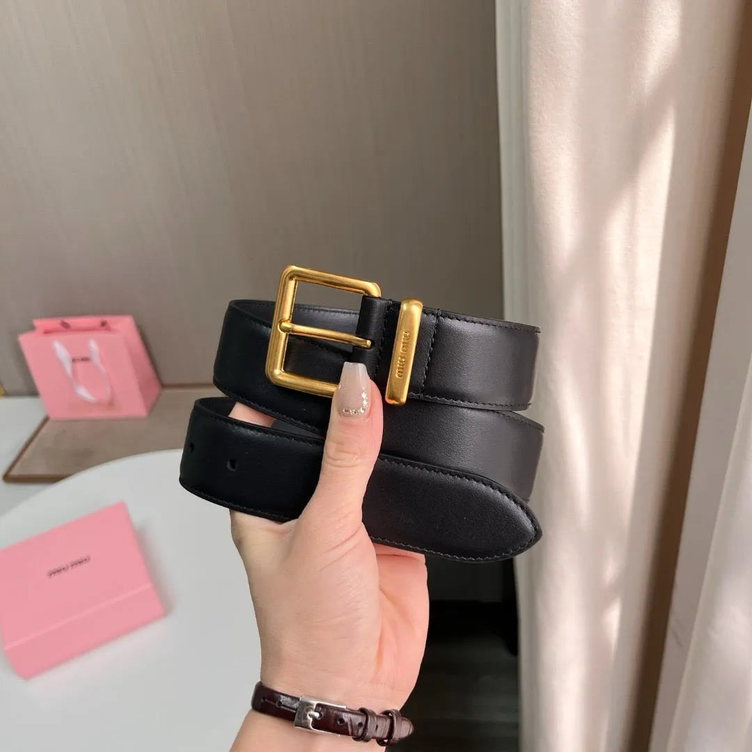 MIU Women's Miu M Belt 1.4 in