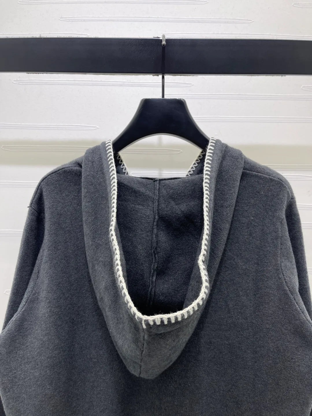 MiuMi* Women's Hooded Knit Cardigan
