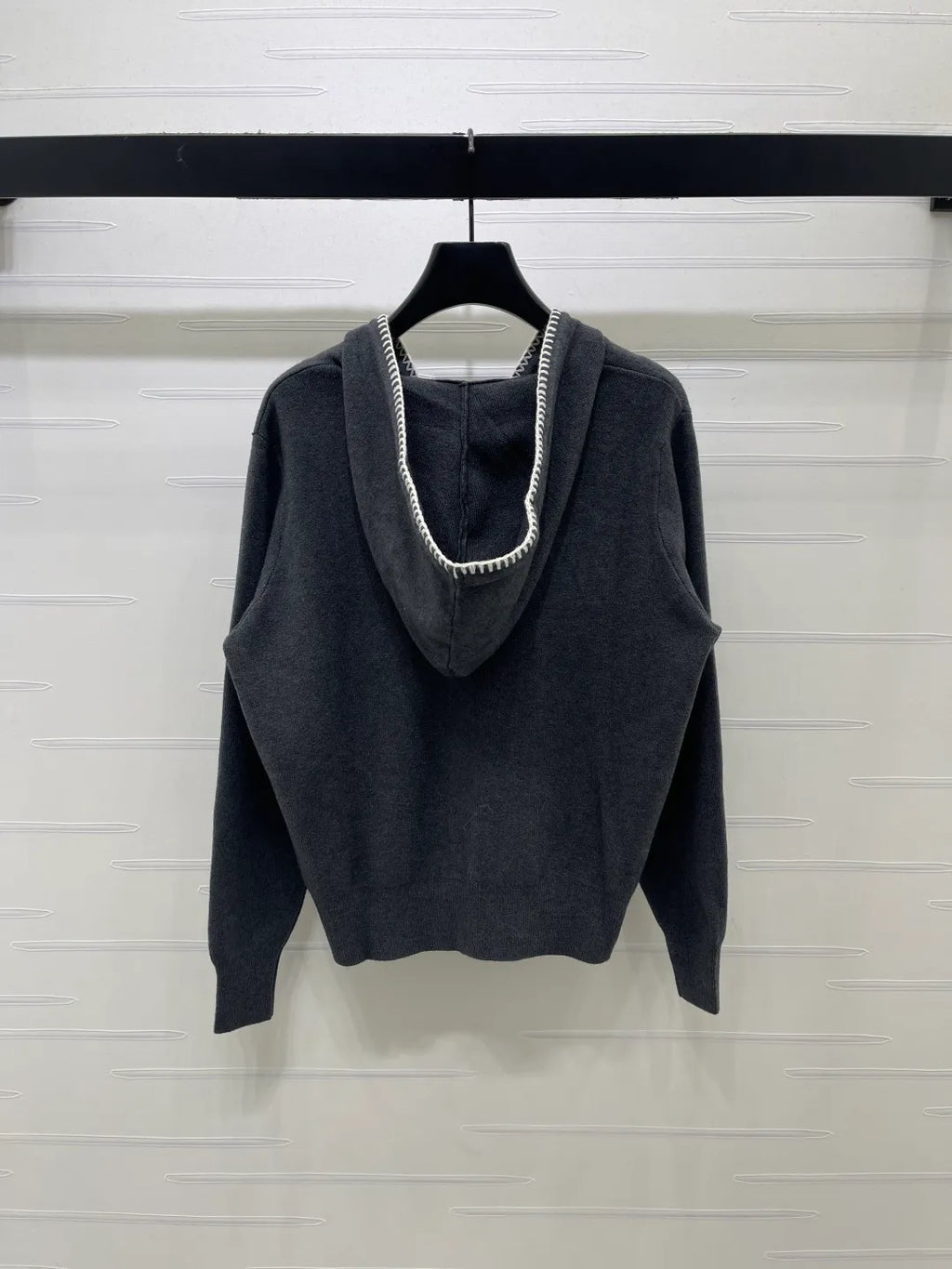 MiuMi* Women's Hooded Knit Cardigan