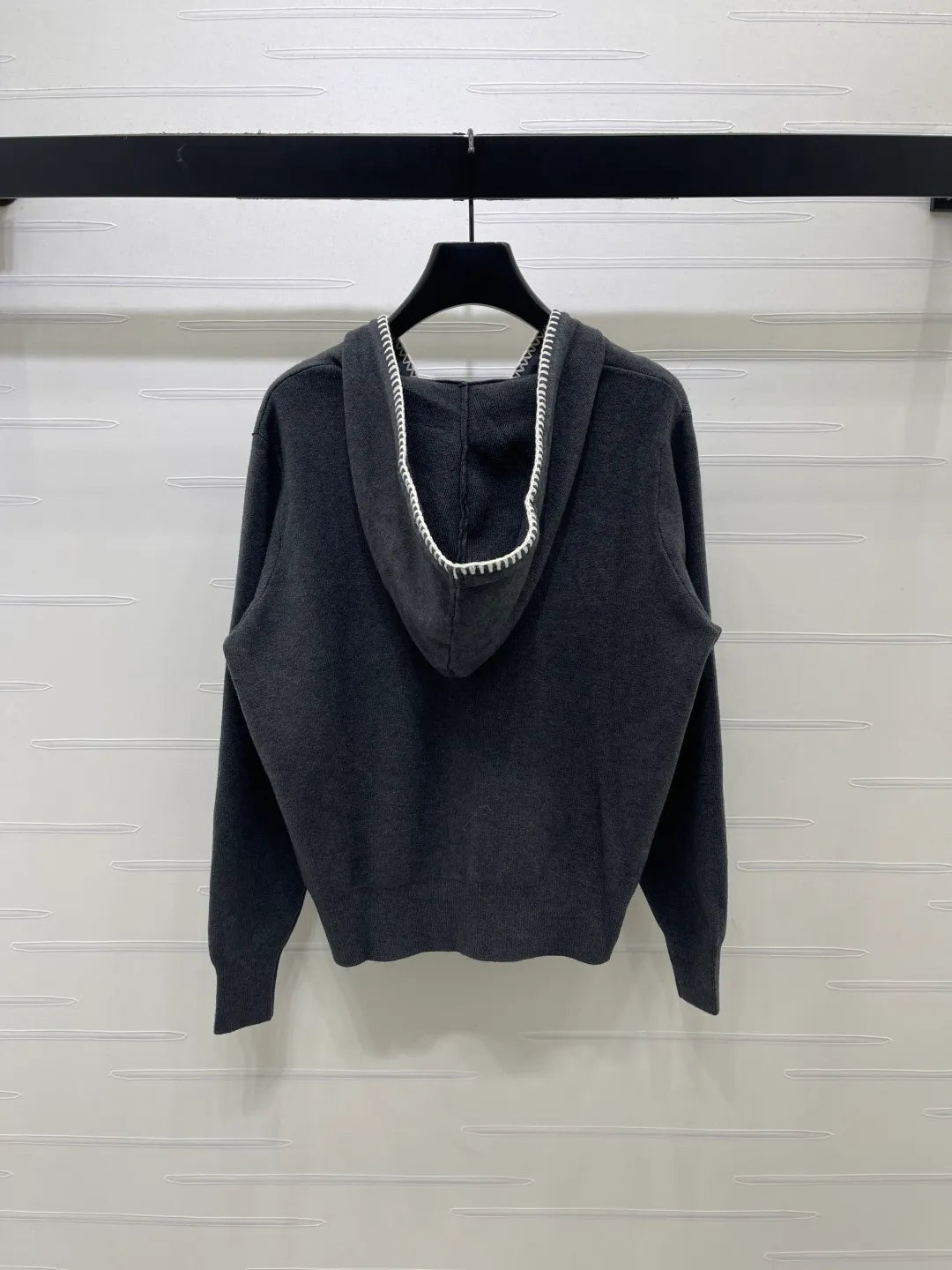 MiuMi* Women's Hooded Knit Cardigan