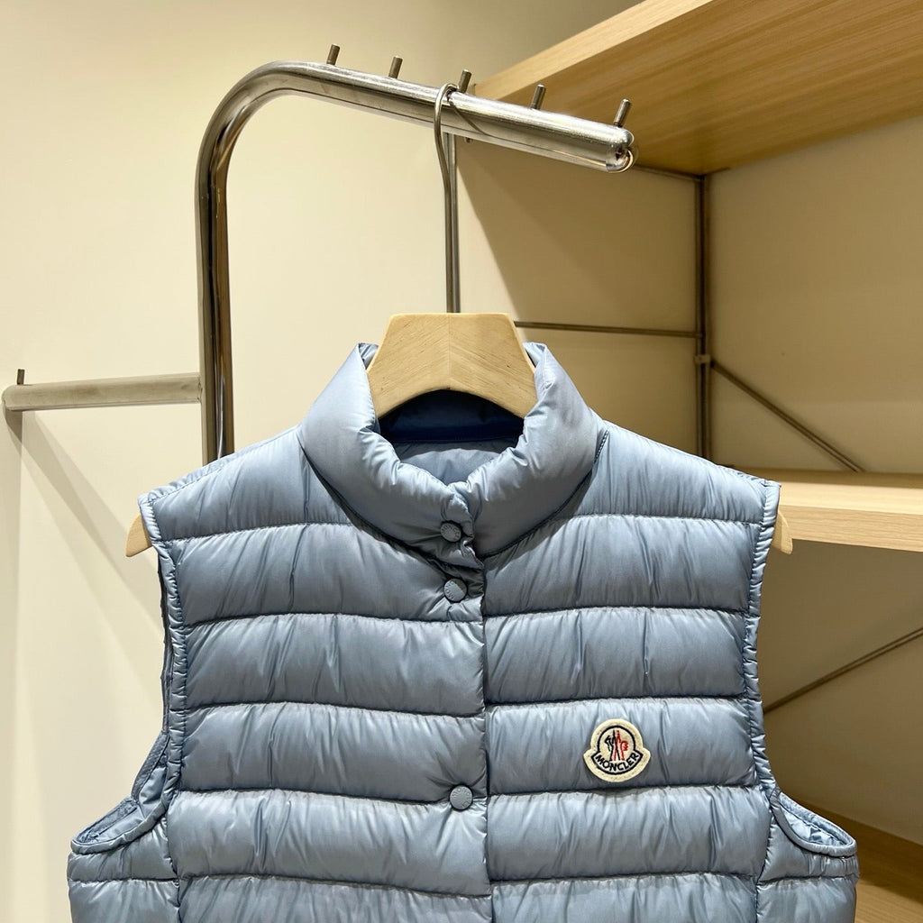 Moncler 803800370 Liane Women's Stand Collar Goose Down Vest