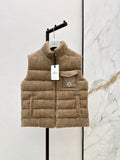 Moncler 944700460 Women's Faux Shearling Down Vest