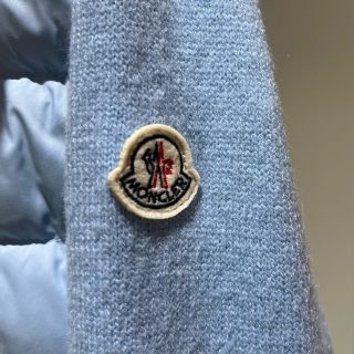 Moncler 994500430 Women's Stand Collar Down Knit Jacket