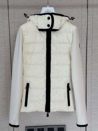 Moncler 994800470 Women's Fleece Hybrid Down Jacket