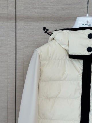 Moncler 994800470 Women's Fleece Hybrid Down Jacket