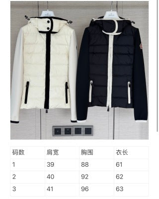 Moncler 994800470 Women's Fleece Hybrid Down Jacket