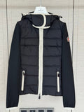 Moncler 994800470 Women's Hooded Hybrid Down Jacket