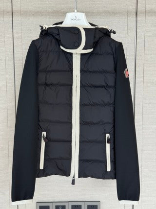Moncler 994800470 Women's Hooded Hybrid Down Jacket