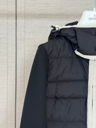 Moncler 994800470 Women's Hooded Hybrid Down Jacket