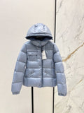 Moncler 995400530 Women's Hooded Waist-Cinching Down Jacket
