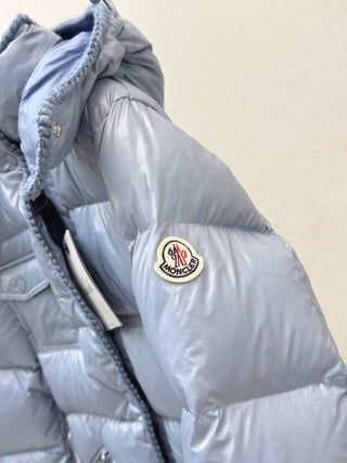 Moncler 995400530 Women's Hooded Waist-Cinching Down Jacket