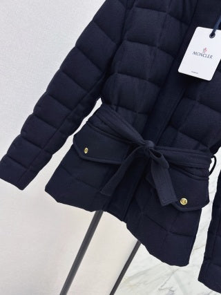 Moncler 996000590 Women's Drawstring Waist Down Jacket