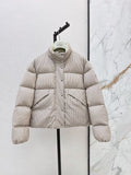 Moncler 99770760 Women's Plaid Stand Collar Down Jacket