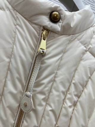 Moncler MO26 Women's Cropped Down Knit Jacket