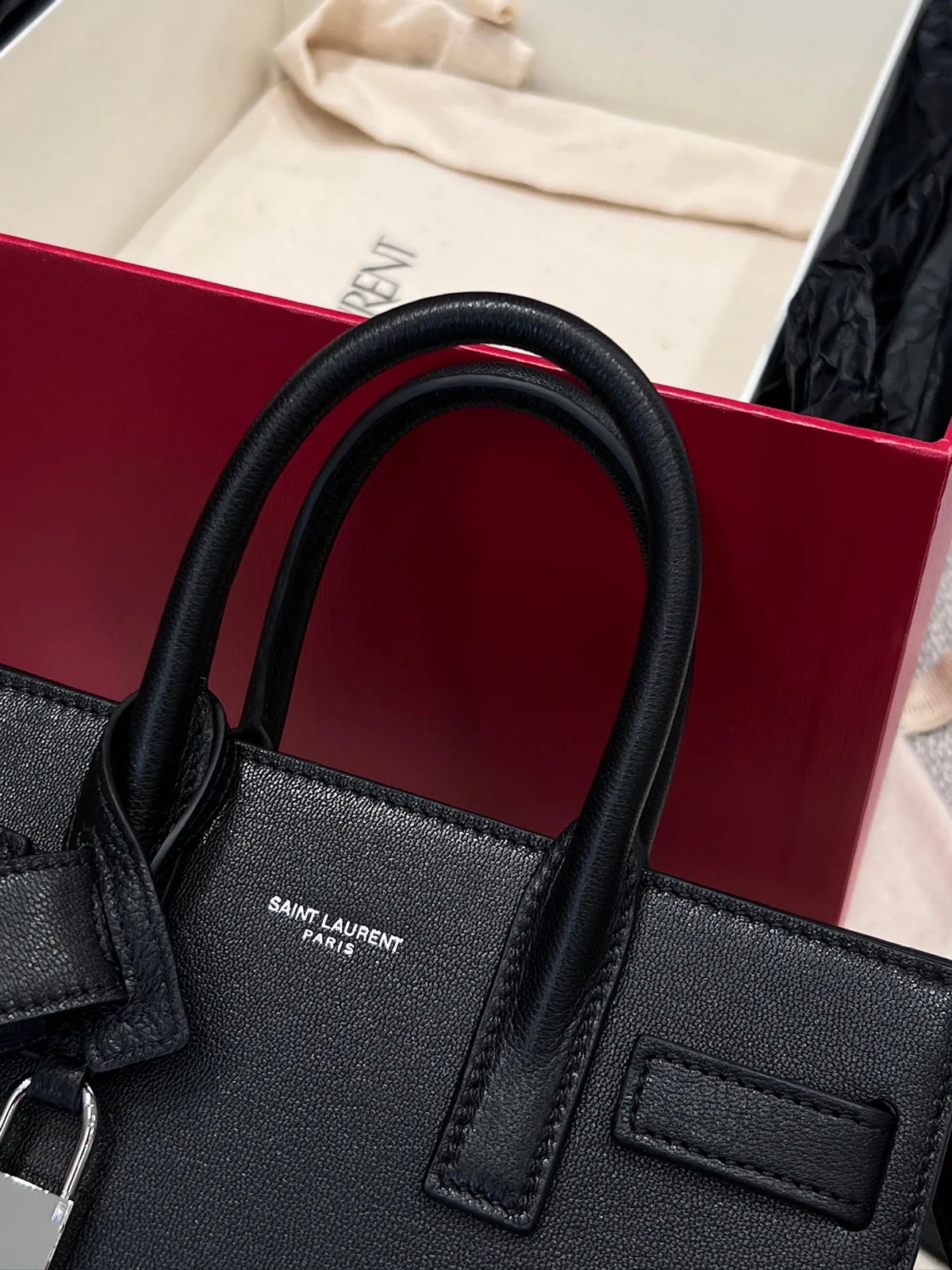 Nano Small Embossed Accordion Bag