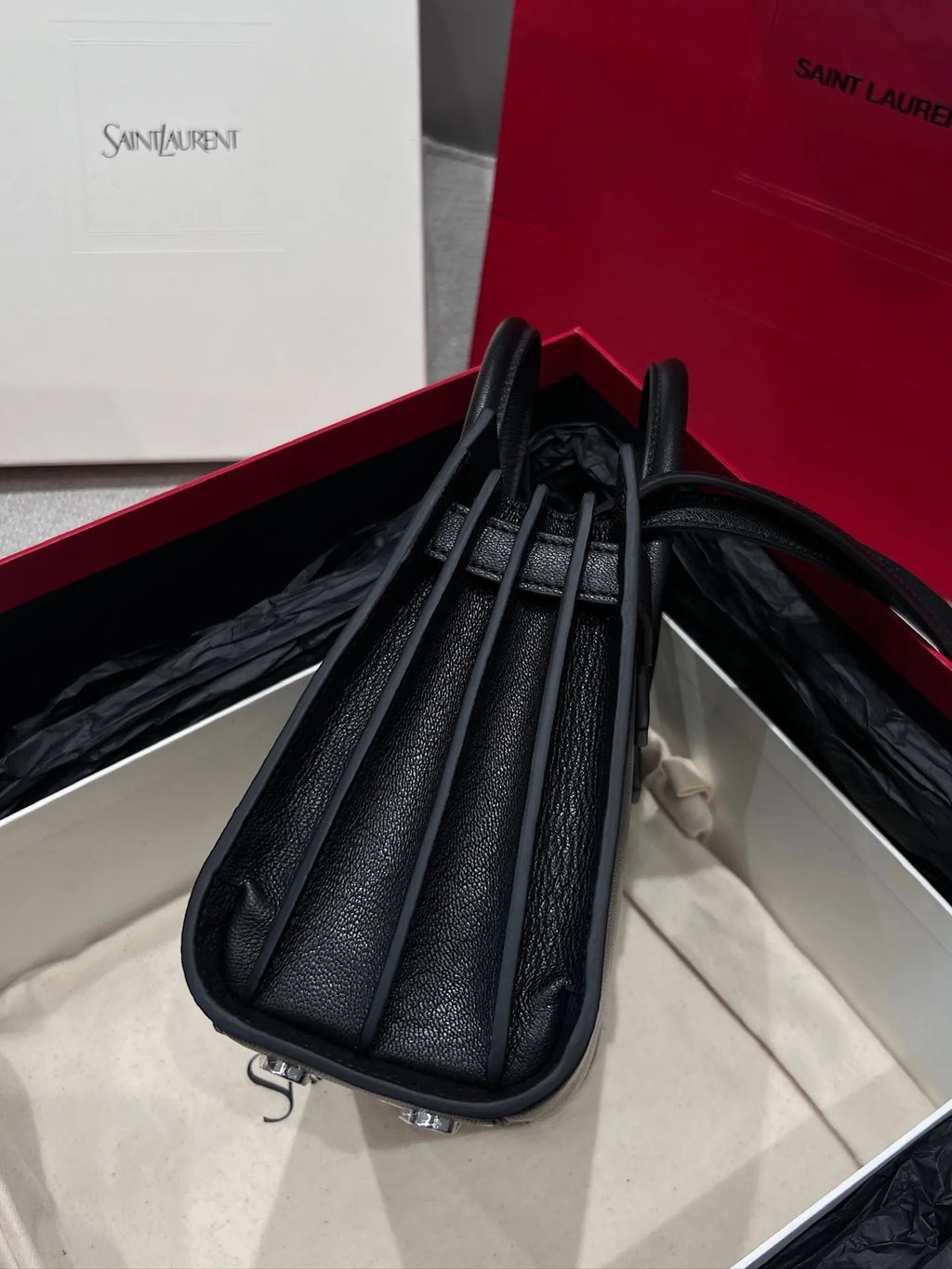 Nano Small Embossed Accordion Bag