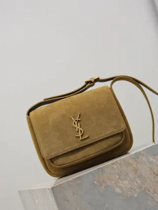 Niki Baby Suede 8.7 in Shoulder Bag 633151-1