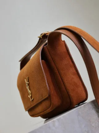 Niki Baby Suede 8.7 in Shoulder Bag 633151-1