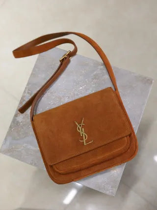 Niki Baby Suede 8.7 in Shoulder Bag 633151-1