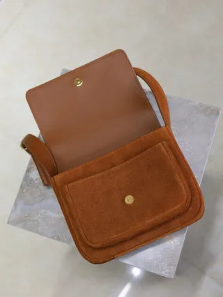 Niki Baby Suede 8.7 in Shoulder Bag 633151-1
