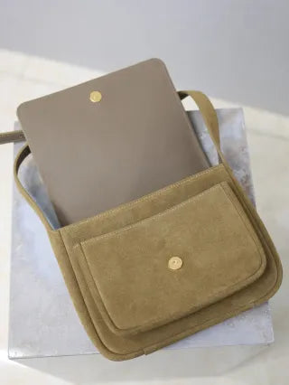 Niki Baby Suede 8.7 in Shoulder Bag 633151-1