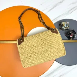 Niki Medium 11 in Woven Handbag 498894