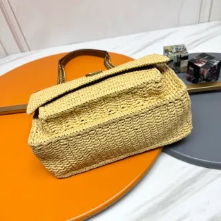 Niki Medium 11 in Woven Handbag 498894