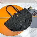 Panier Large 17.3 in Raffia Tote Bag 688221