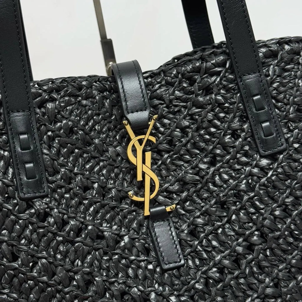 Panier Large 17.3 in Raffia Tote Bag 688221