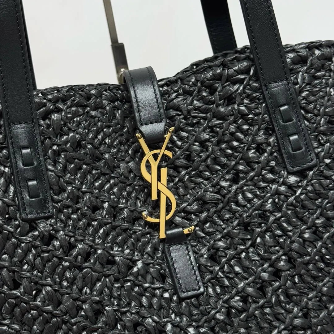 Panier Large 17.3 in Raffia Tote Bag 688221