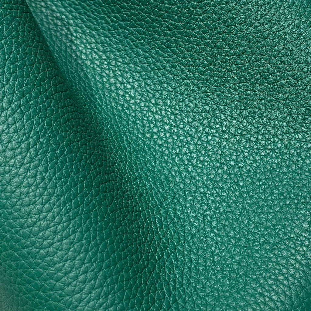 Picotin 18 TC Clemence Leather Bucket Bag Vert Vertigo