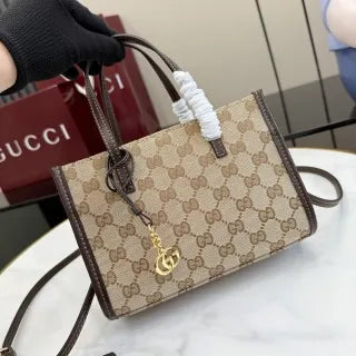 Primavera GG Canvas 7.9 in Tote Bag A006WK