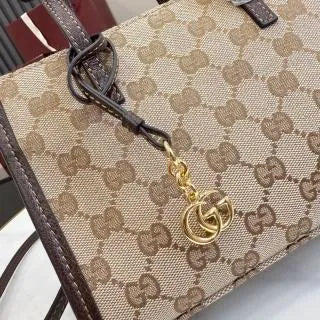 Primavera GG Canvas 7.9 in Tote Bag A006WK