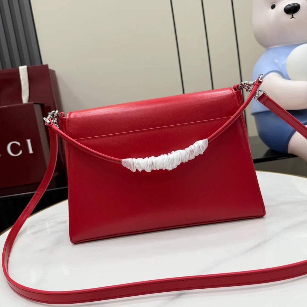 Primavera Glossy Leather 10.8 in Handbag 838179