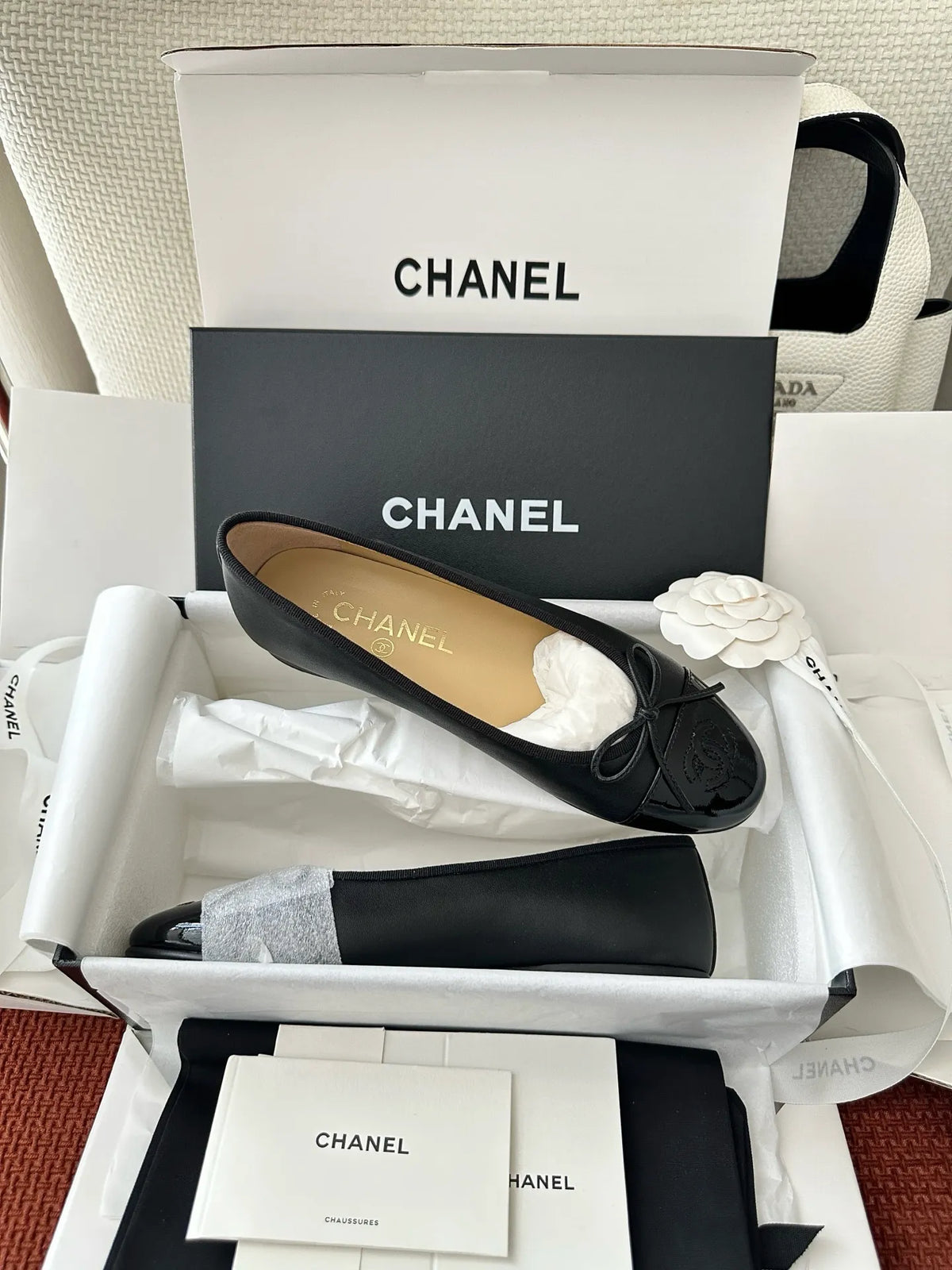 Retro Bow Ballet Flats 273796