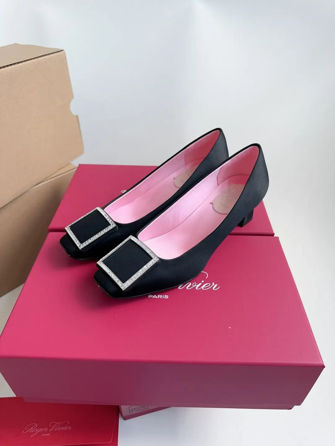 Rhinestone Buckle 1.8 in Heels 255473