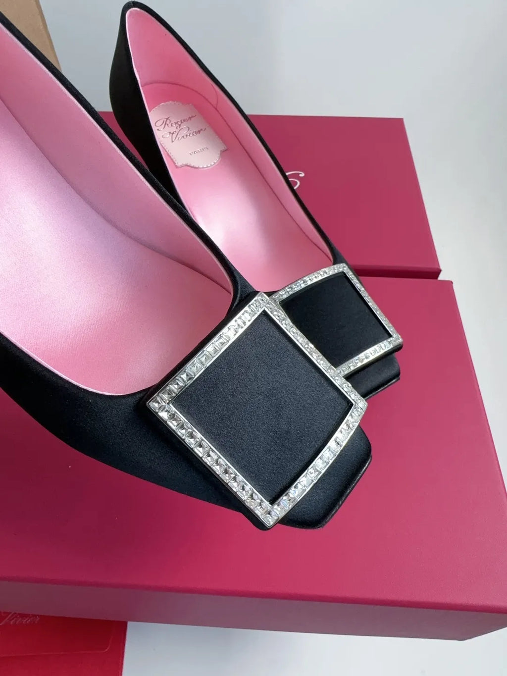 Rhinestone Buckle 1.8 in Heels 255473