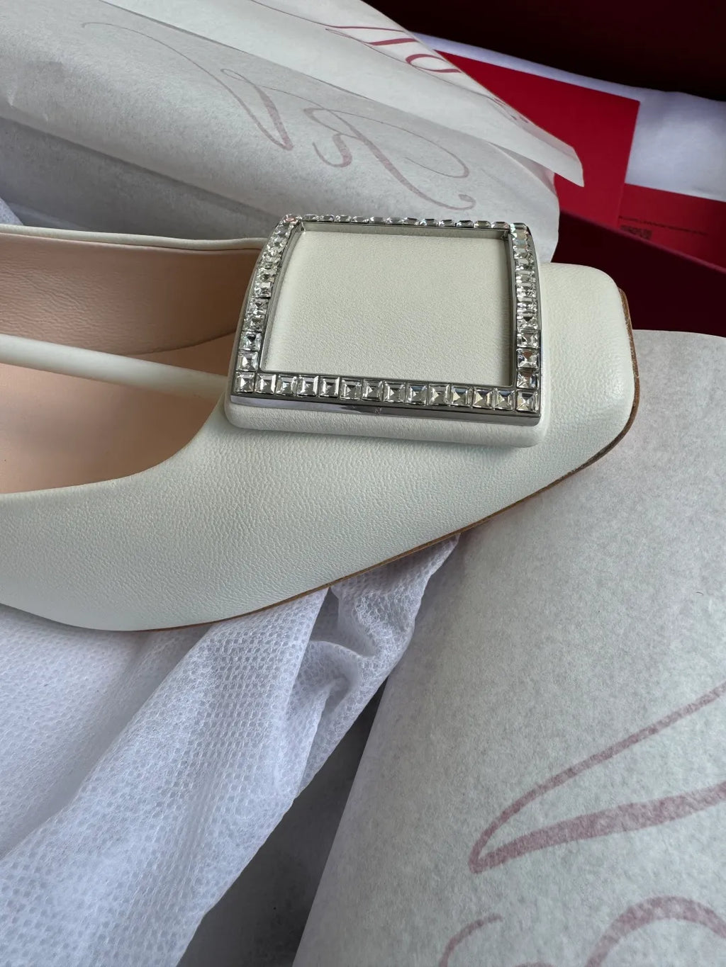 Rhinestone Buckle 1.8 in Heels 255474