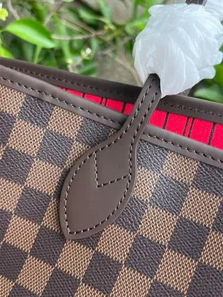Classic Coated Fabric Shopping Handbag N41358