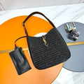 ROSE Raffia Straw 8.7 in Hobo Bag 823812/713938