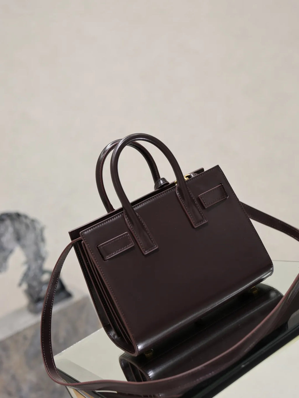 Sac de Jour 8.7 in Cowhide Accordion Bag 717440