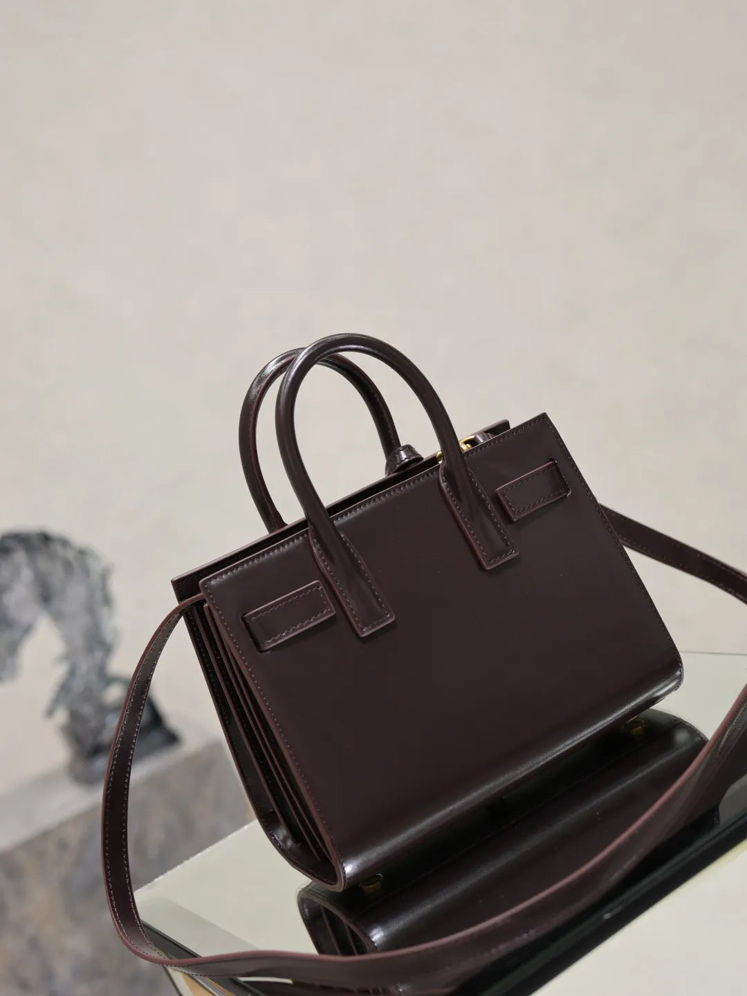 Sac de Jour 8.7 in Cowhide Accordion Bag 717440