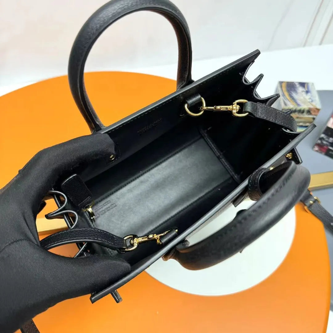 Sac De Jour Grained Leather 8.7 in Shoulder Bag 421863Zx