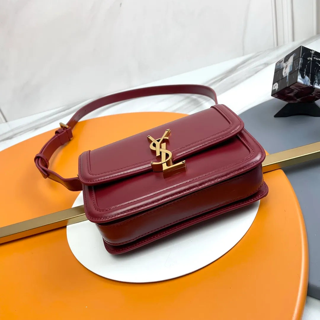 Solferino 7.5 in Box Leather Shoulder Bag 634306.Zx